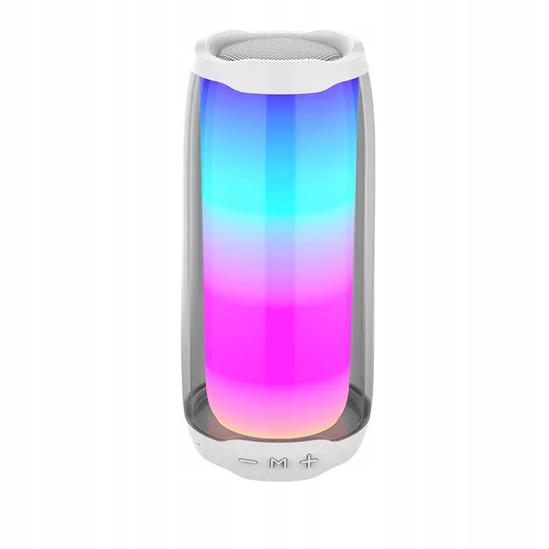 NUBI GS 889 Portable Speaker, Bluetooth, Pro Sound, RGB Wireless, White