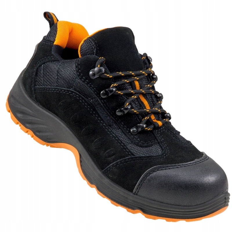NUBUK Men's Protective LEATHER Work Shoes with S1 BHP Packaging status original