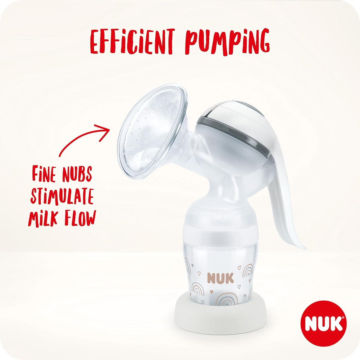 NUK manual breast pump + bottles Perfect Match 150ml set Medical device no