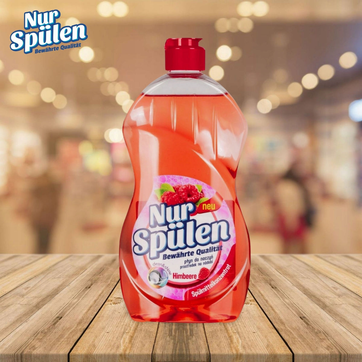 NUR Spülen DISHWASHING LIQUID 500ML RASPBERRY/HIMBEERE Trade name other