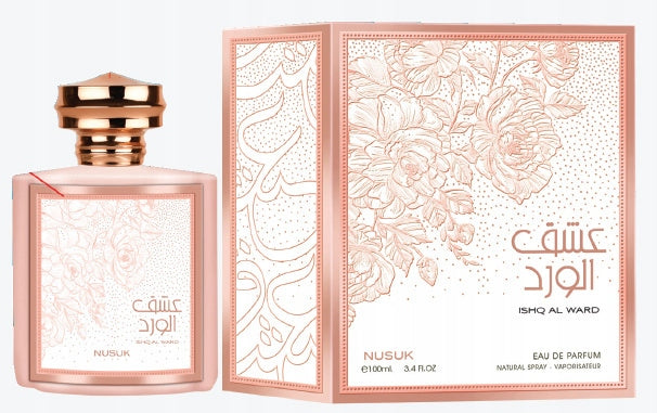 NUSUK ISHQ AL WARD UNIQUE ARABIC PERFUME Rose for Women