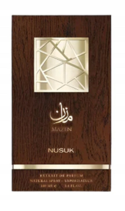 NUSUK Organic Perfume from Dubai oriental fragrance Unisex - Mazen, 100 ml Manufacturer code AF-NSK-MA-UNI-100