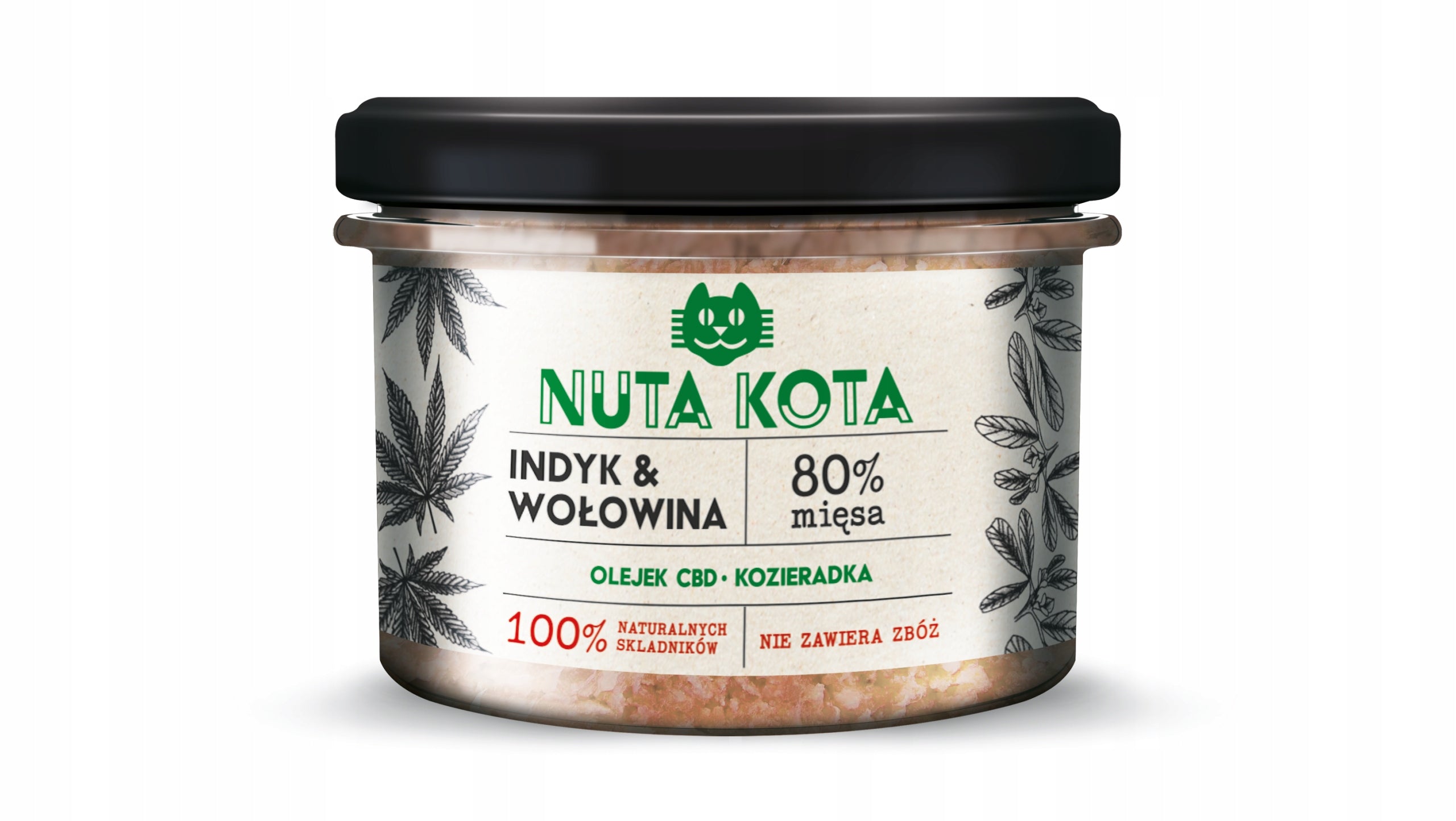 NUTA KOTA – Wet cat food Turkey with beef 80% meat 200g