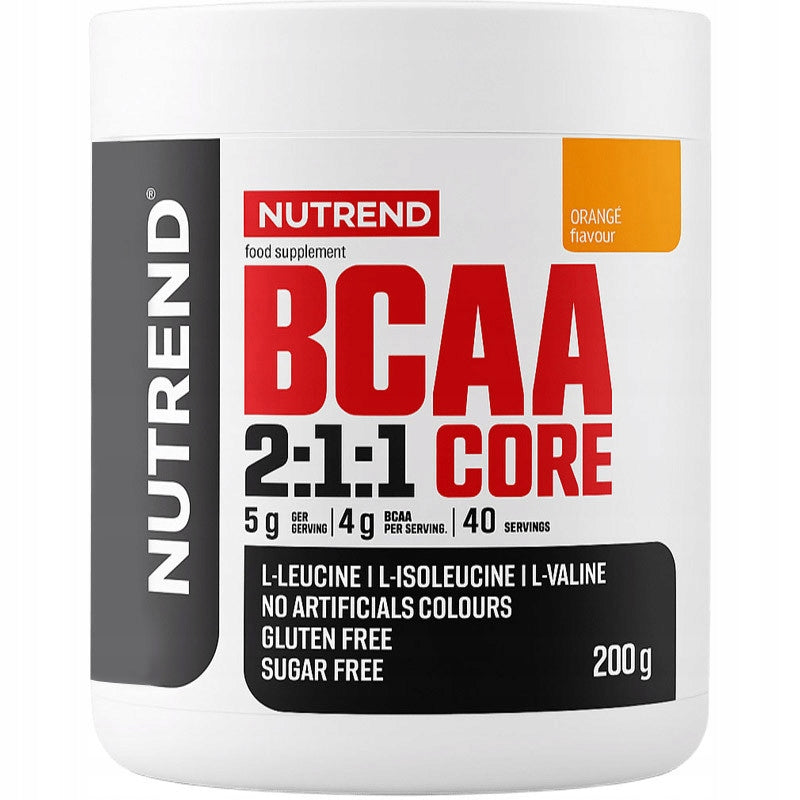 NUTREND BCAA 211 Core 200g MUSCLE MASS DEVELOPMENT REGENERATION