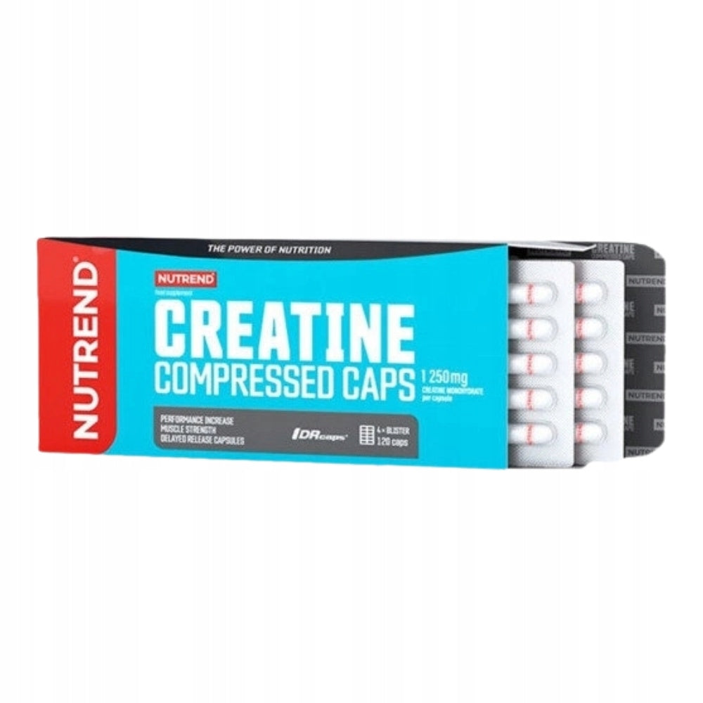 NUTREND CREATINE COMPRESSED 120 kaps CREATINE MONOHYDRATE STRENGTH PERFORMANCE