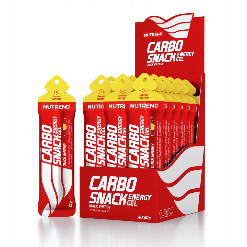 NUTREND Carbosnack 50g Lemon Expiration date at least 3 months from the date of purchase