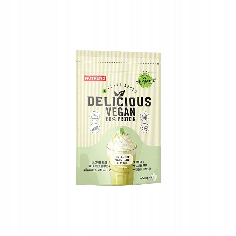 NUTREND Delicious Vegan Protein - 450g Pistachio Marzipan Flavor