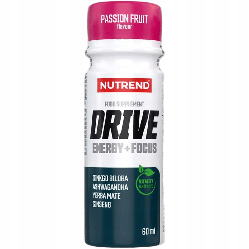 NUTREND Drive Shot 60ml ENERGY SHOT VITAMINS STIMULATION SPORT Expiration date at least 3 months from the date of purchase
