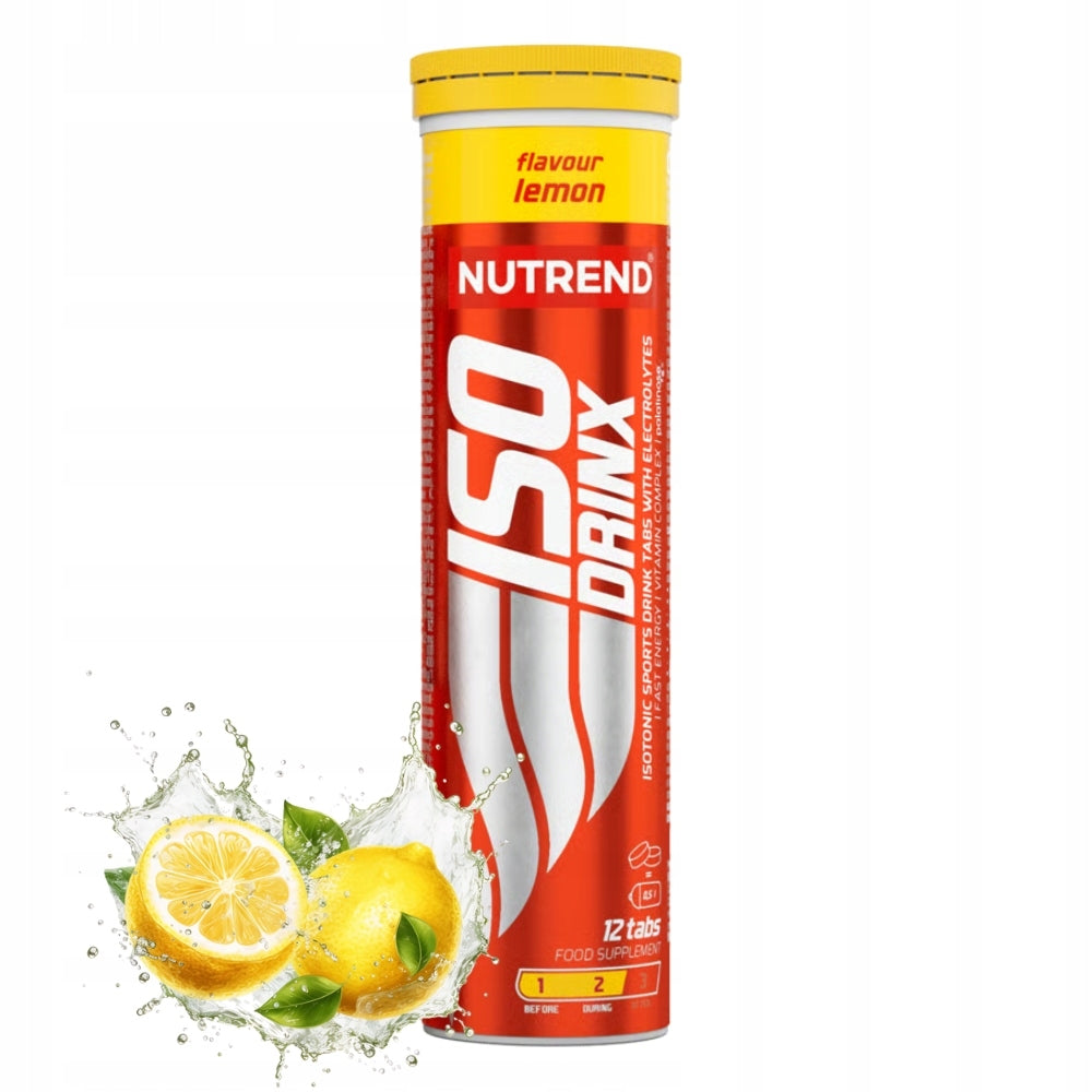 NUTREND ISODRINX TABS 12 PCS. – EFFERVESCENT TABLETS FOR HYDRATION AND ENERGY