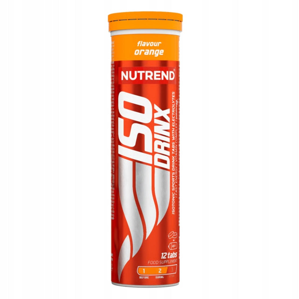 NUTREND ISODRINX TABS 12 PCS – ISOTONIC IN EFFERVESCENT TABLETS Expiration date at least six months from the date of purchase