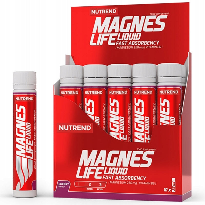 NUTREND Magnet Life Liquid Shot 25ml MEGNESIUM CITRATE LIQUID VITAMIN B6