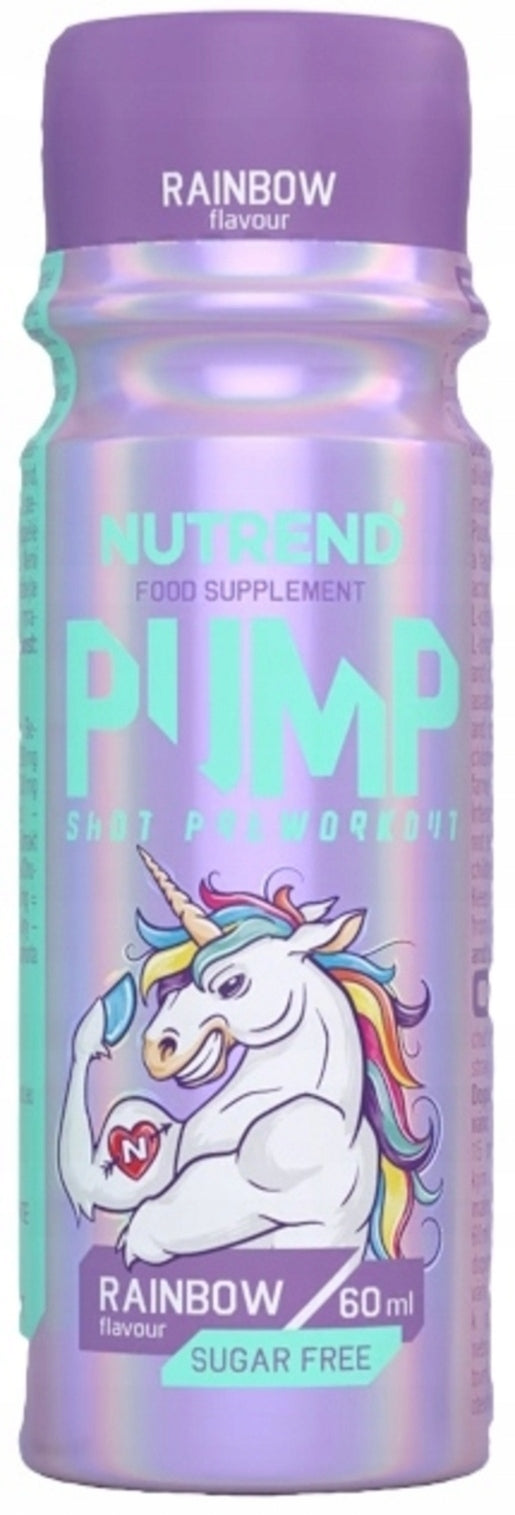 NUTREND Pump Shot 60ml RAINBOW Powerful Pump and Energy Before Workout