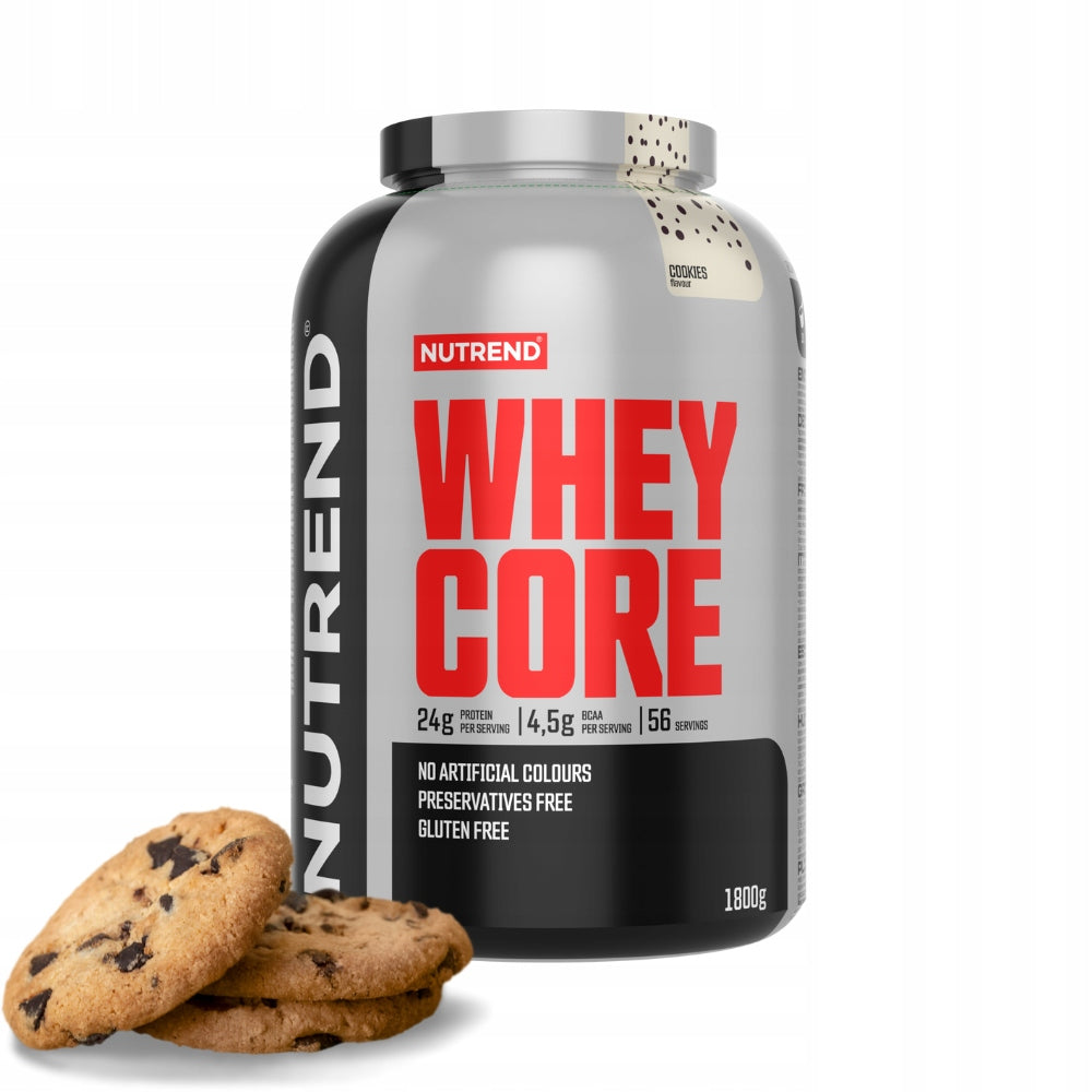 NUTREND Whey Core - 1800g Cookies Expiration date at least 3 months from the date of purchase