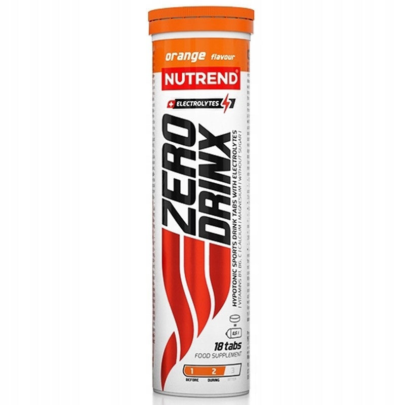 NUTREND ZERODRINX ORANGE 18 TABLETS Expiration date at least six months from the date of purchase
