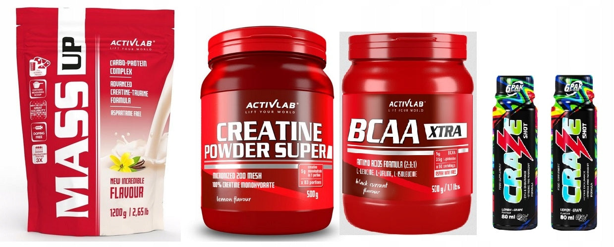 NUTRIENTS SET FOR WEIGHT GAIN SCULPTURE STRENGTH + PLANS