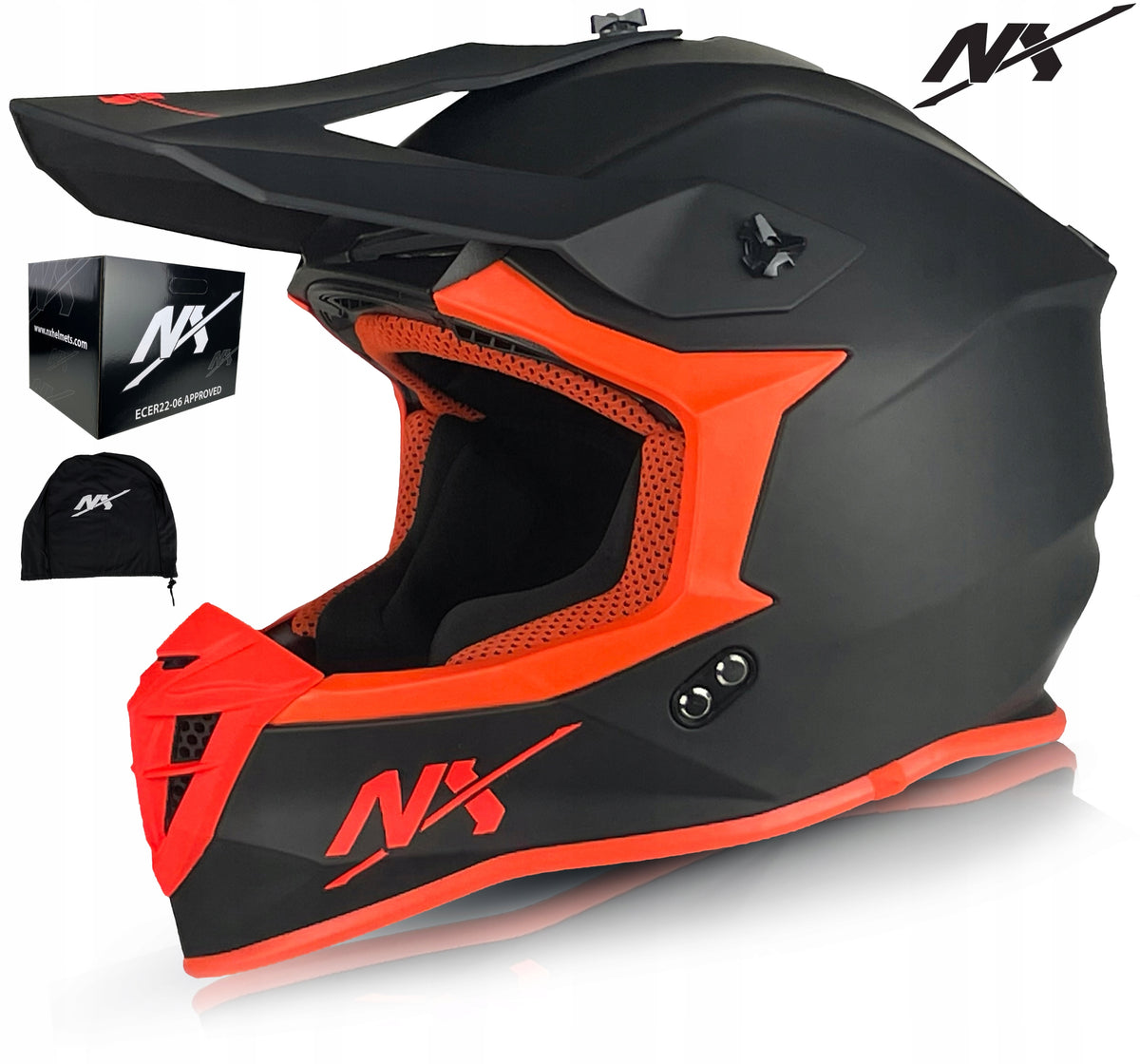 NX TET CROSS OFF-ROAD OUAD MOTORCYCLE HELMET size XL