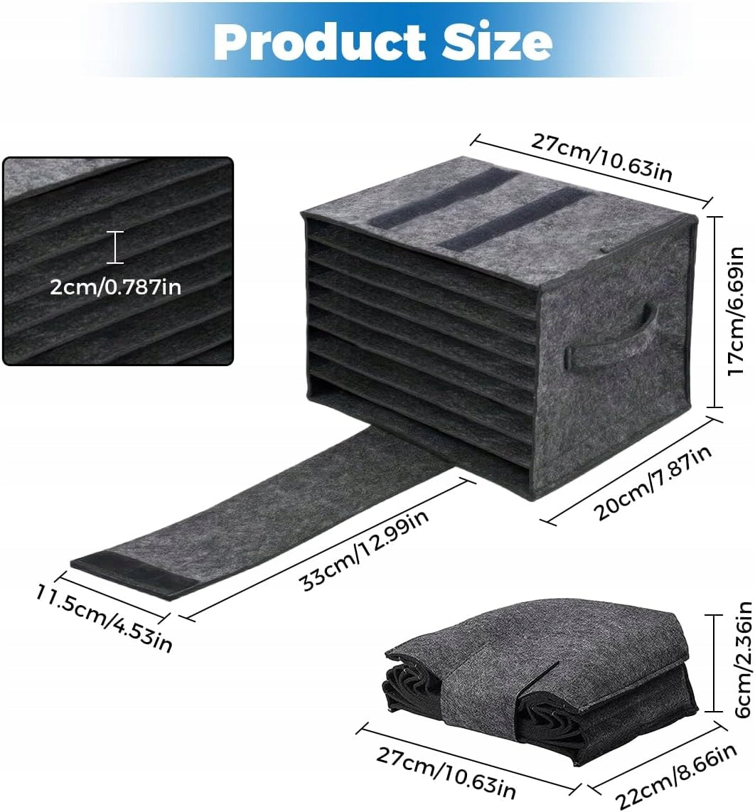 NYLON BAG ORGANIZER 13 COMPARTMENTS WATERPROOF BLACK Color gray