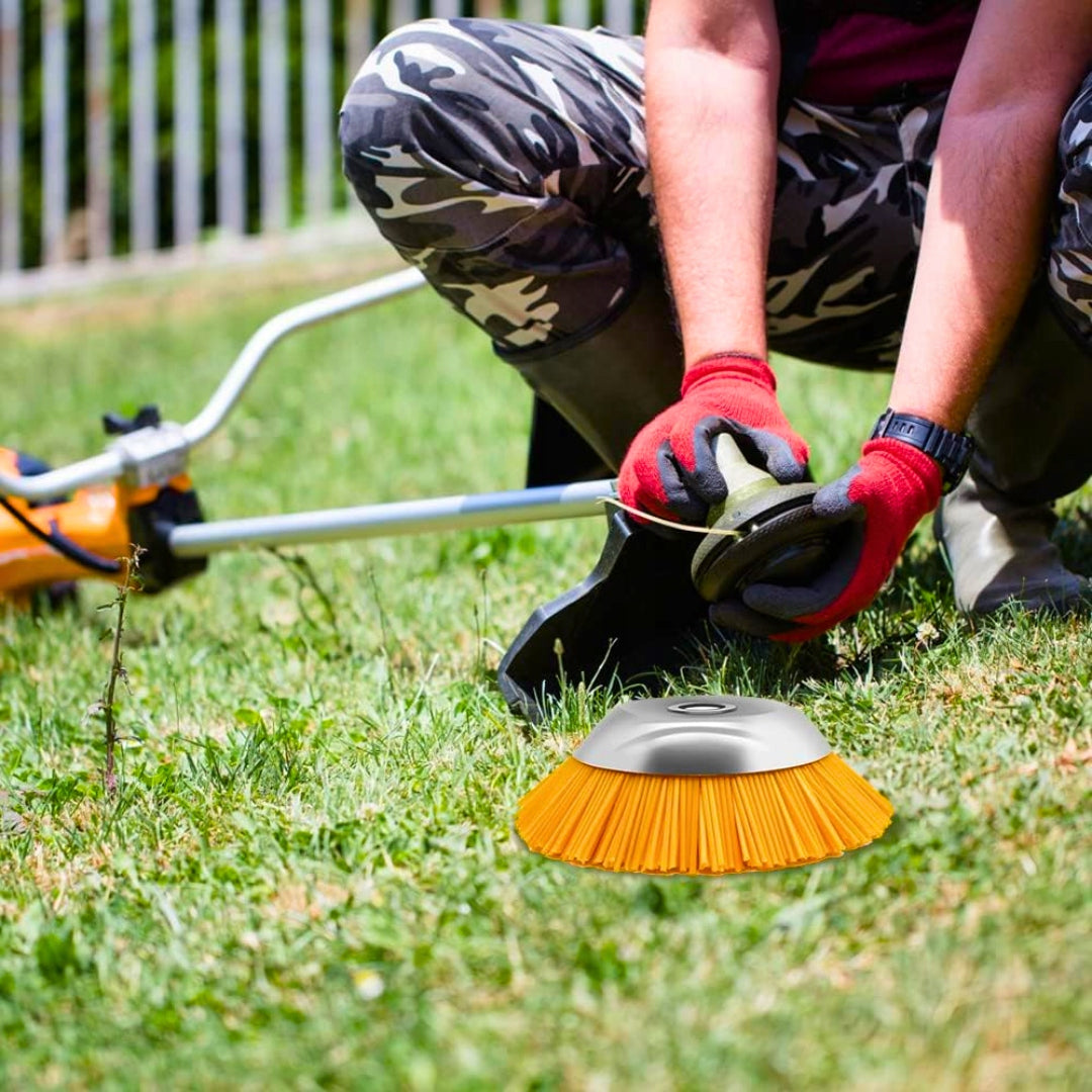 NYLON BRUSH FOR SCYTHE | 8'' | 200MM | FOR MOSS GRASS | CUBE CLEANING Customs tariff code 96035000