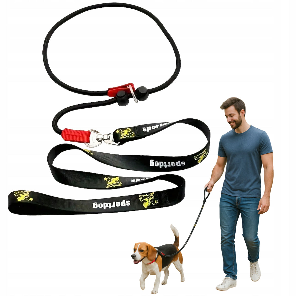 NYLON TRACTION DOG LEASH 140cm training rope for learning training