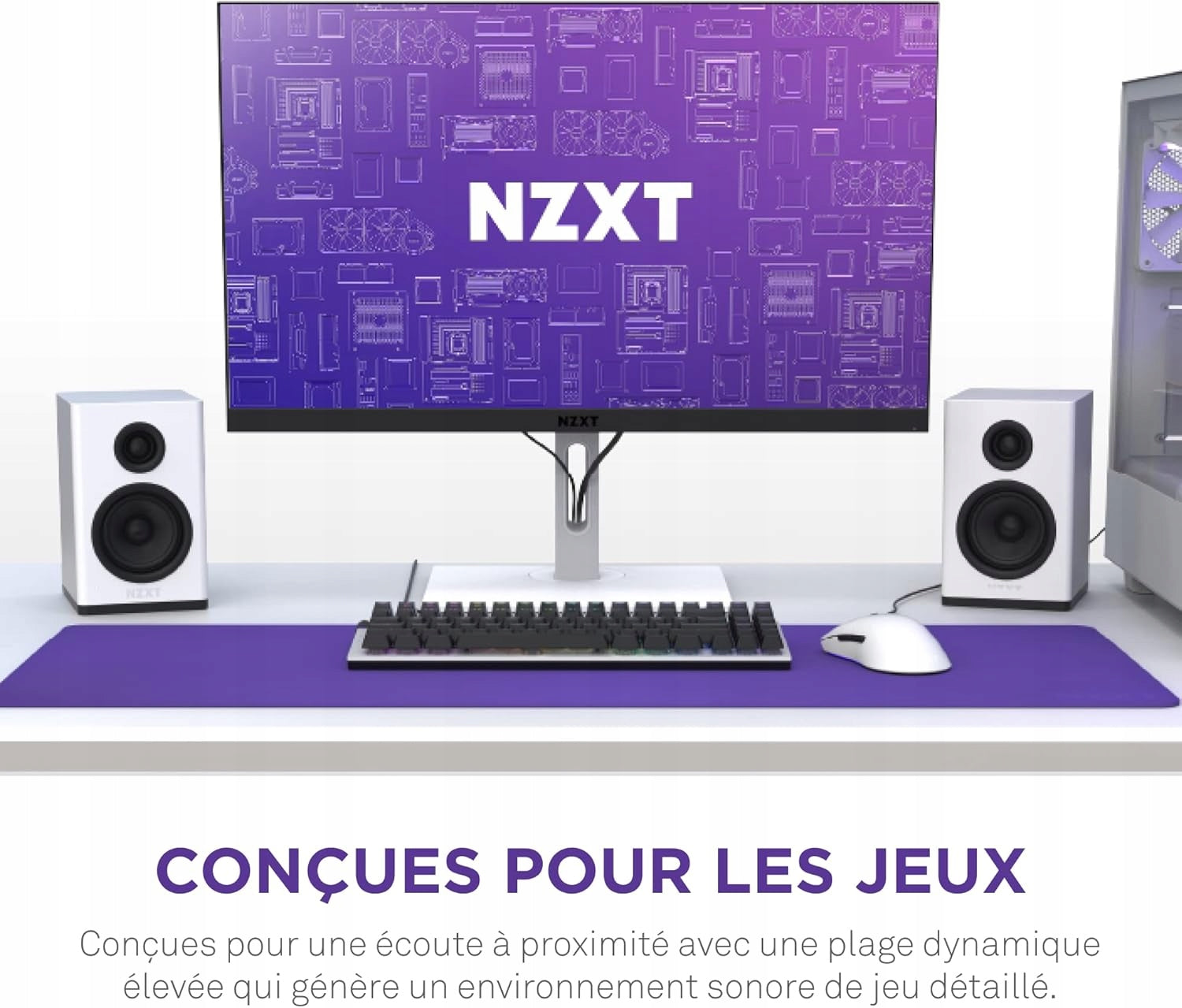 NZXT Relay PC Gaming Desktop 80 W Shelf Speakers - High Dynamic Range EAN (GTIN) 5056547203065