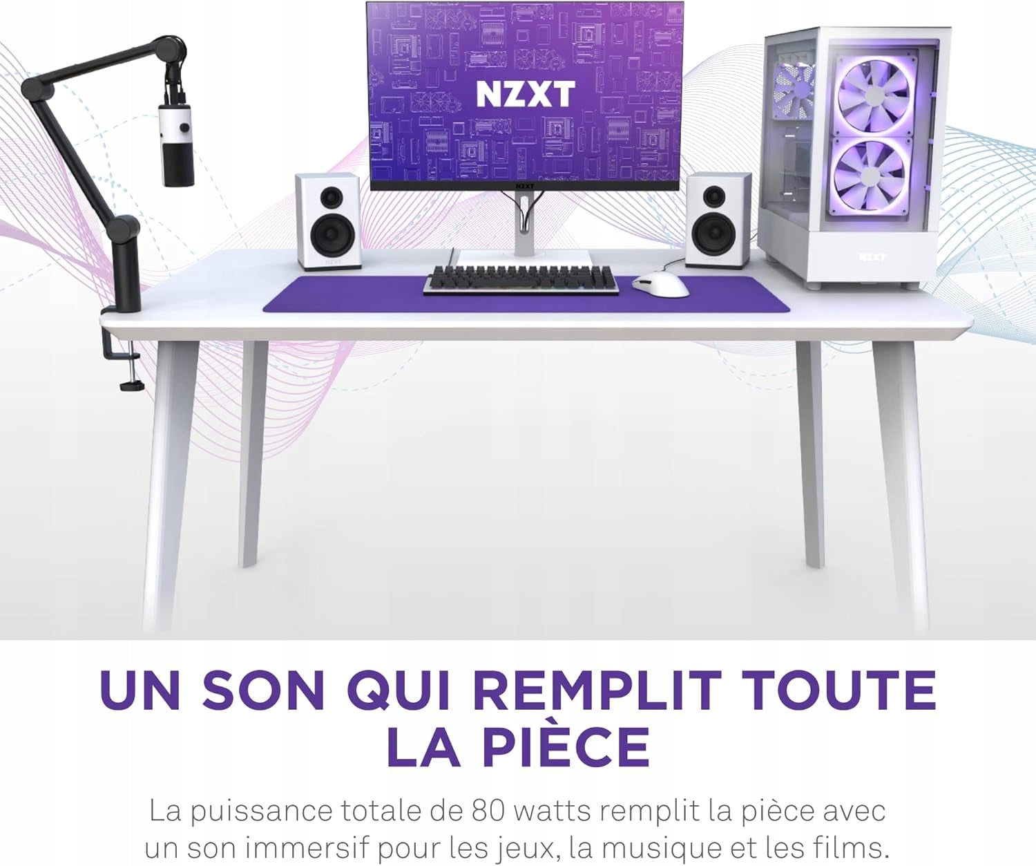 NZXT Relay PC Gaming Desktop 80 W Shelf Speakers - High Dynamic Range Packaging status original