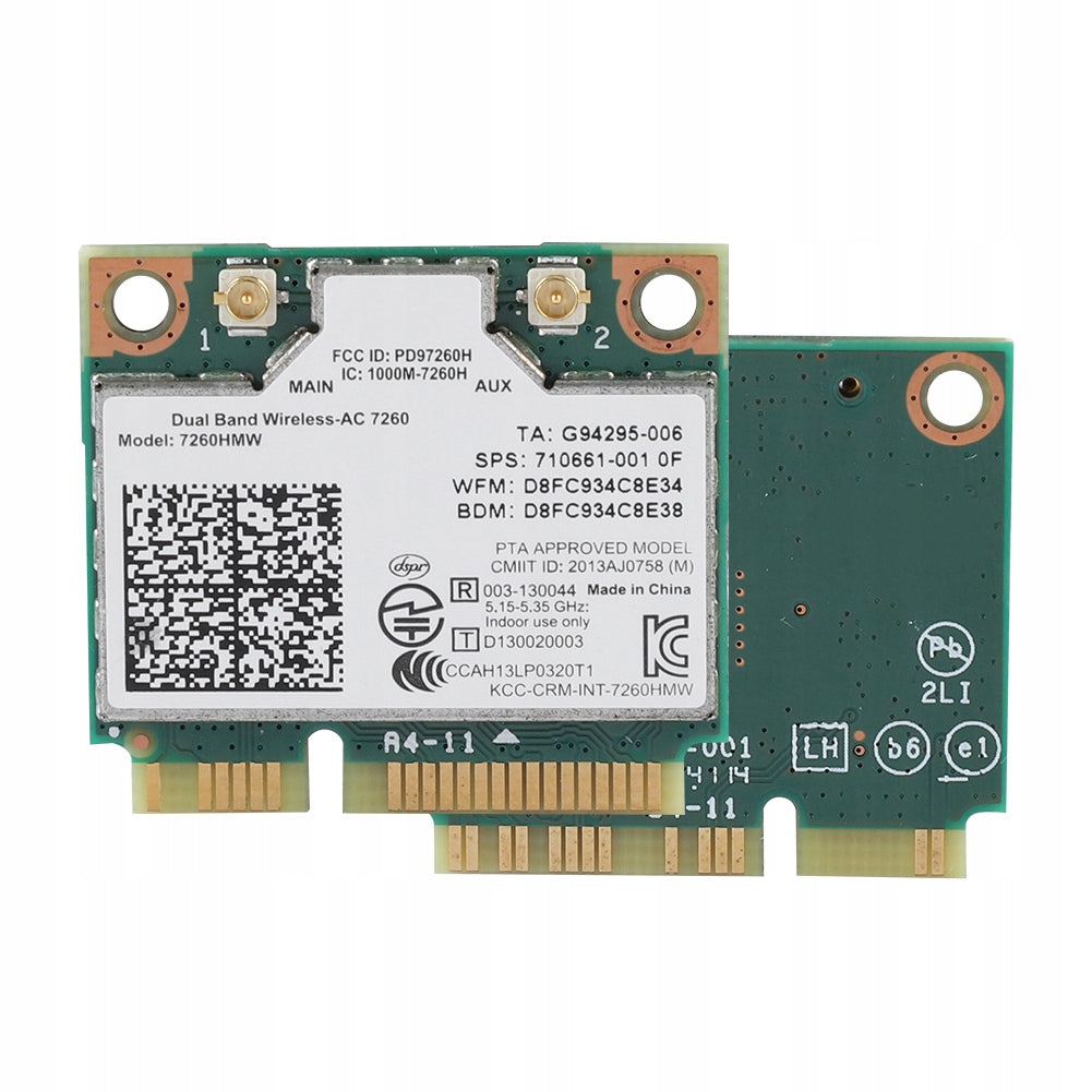 NaNaNaIntel 7260AC 7260HMW Universal Network Card Manufacturer 1JustLink