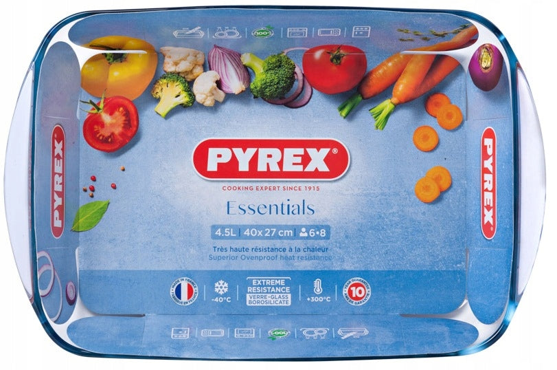 Orkaitės Indas Pyrex Classic Vidrio Skaidrus stiklas