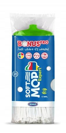 Náhradní mop "SoftMOP", zelená, průmyslové použití, 1 ks, BONUS B993