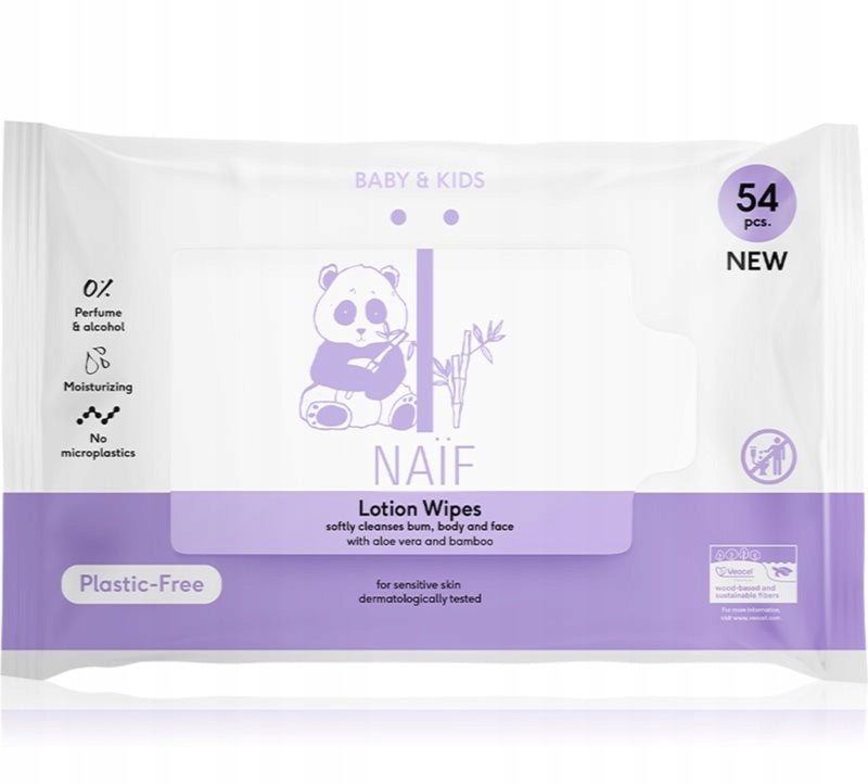 Naif Baby & Kids Lotion Wipes Wet Wipes for Babies from Birth