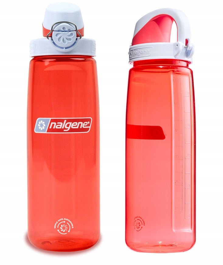 Nalgene Bottle On-The-Fly Sustain Coral Frost Cap Coral Pink 650ml