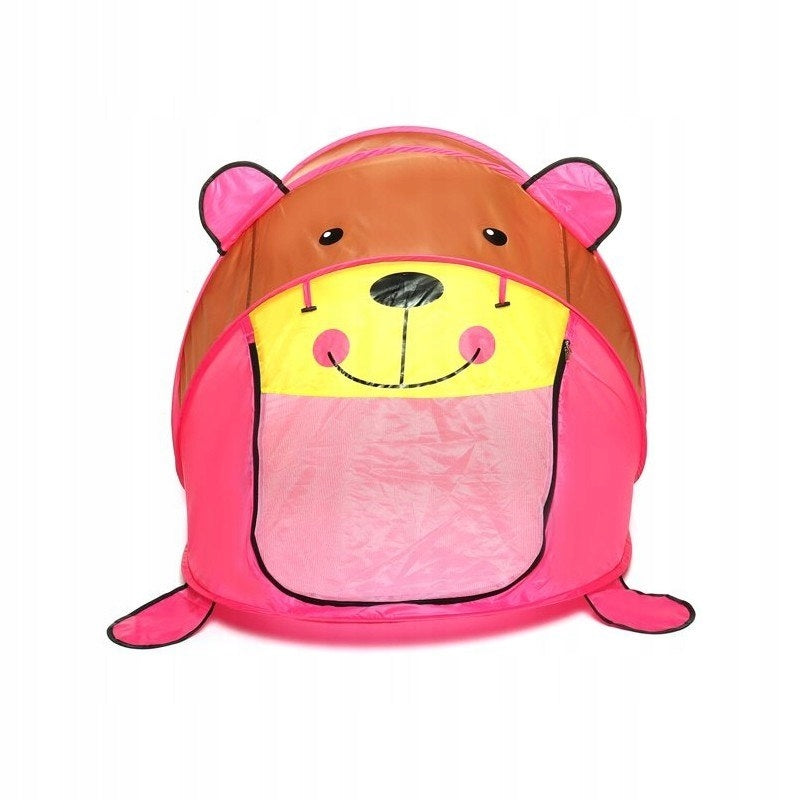 Zelt für Kinder Bär, rosa 
