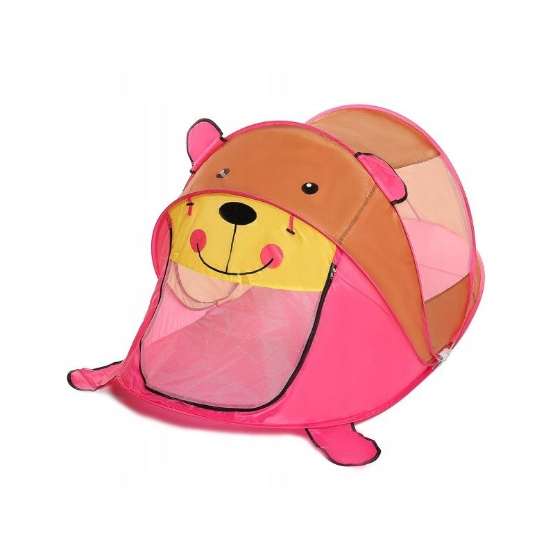 Zelt für Kinder Bär, rosa 
