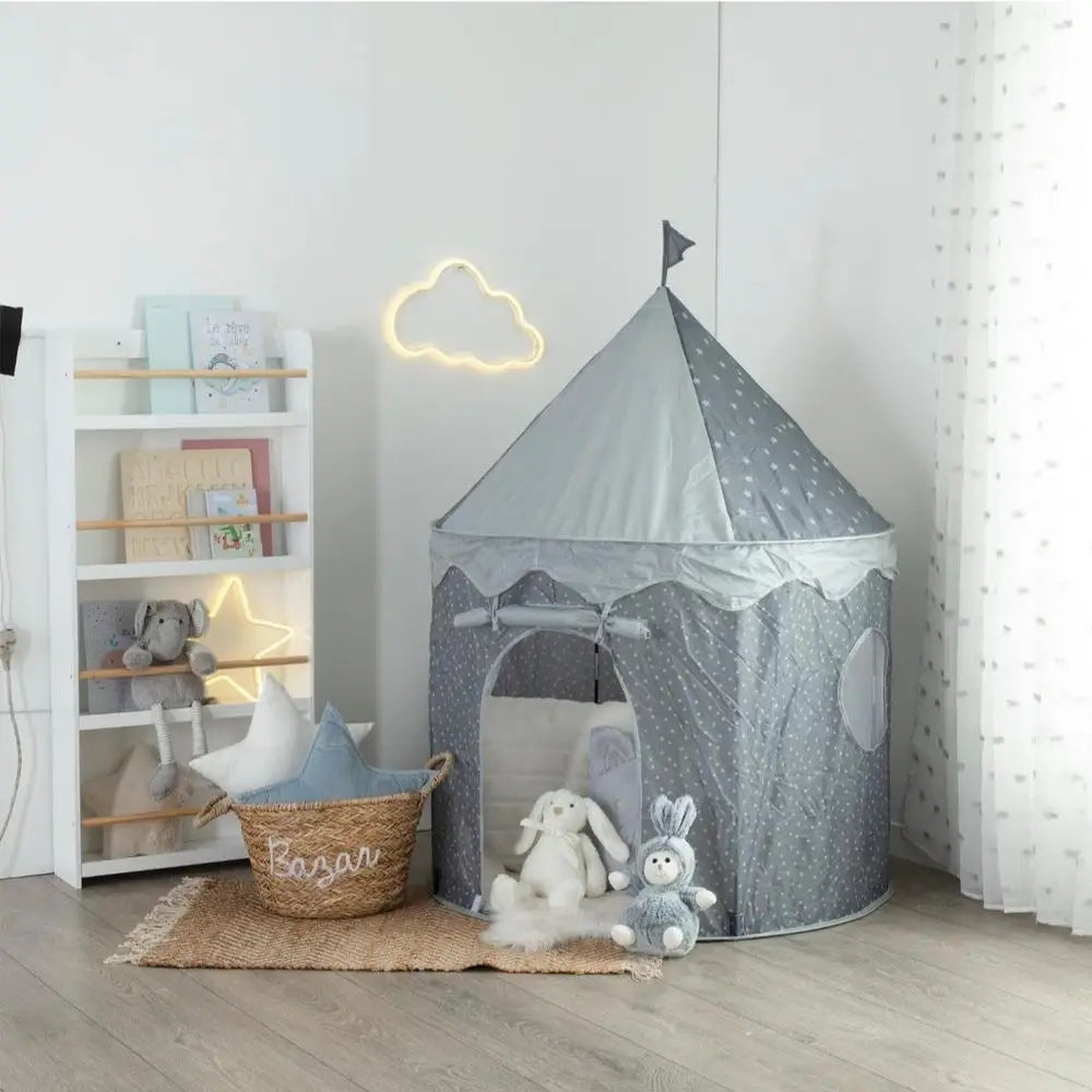Kinderzelt Pop Up Grau, 135 cm 