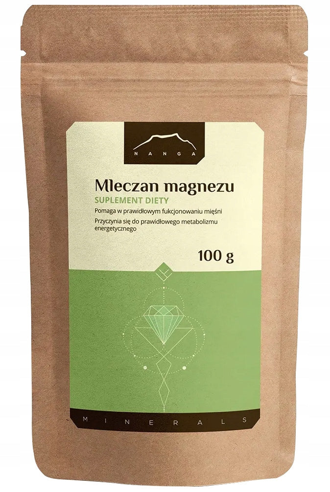 Nanga MAGNESIUM LACTATE Magnesium Powder NERVES MUSCLES