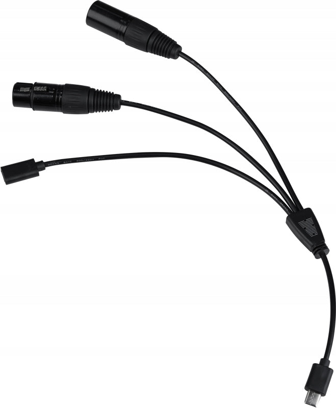 Nanlite CB-DMX-USBC-1/3 USB-C to DMX Cable Splitter