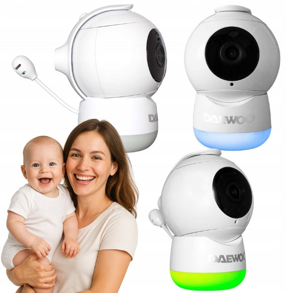 Nanny DAEWOO DI-BM47 Wi-Fi HD camera with microphone, light and lullabies