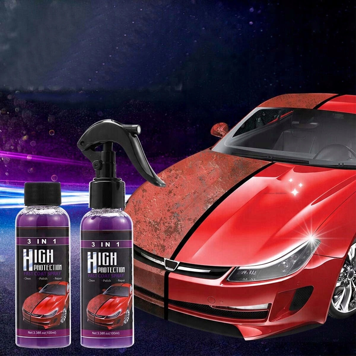 Nano Car Scratch Repair Spray For CAR SCRATCH REMOVAL Packaging status original