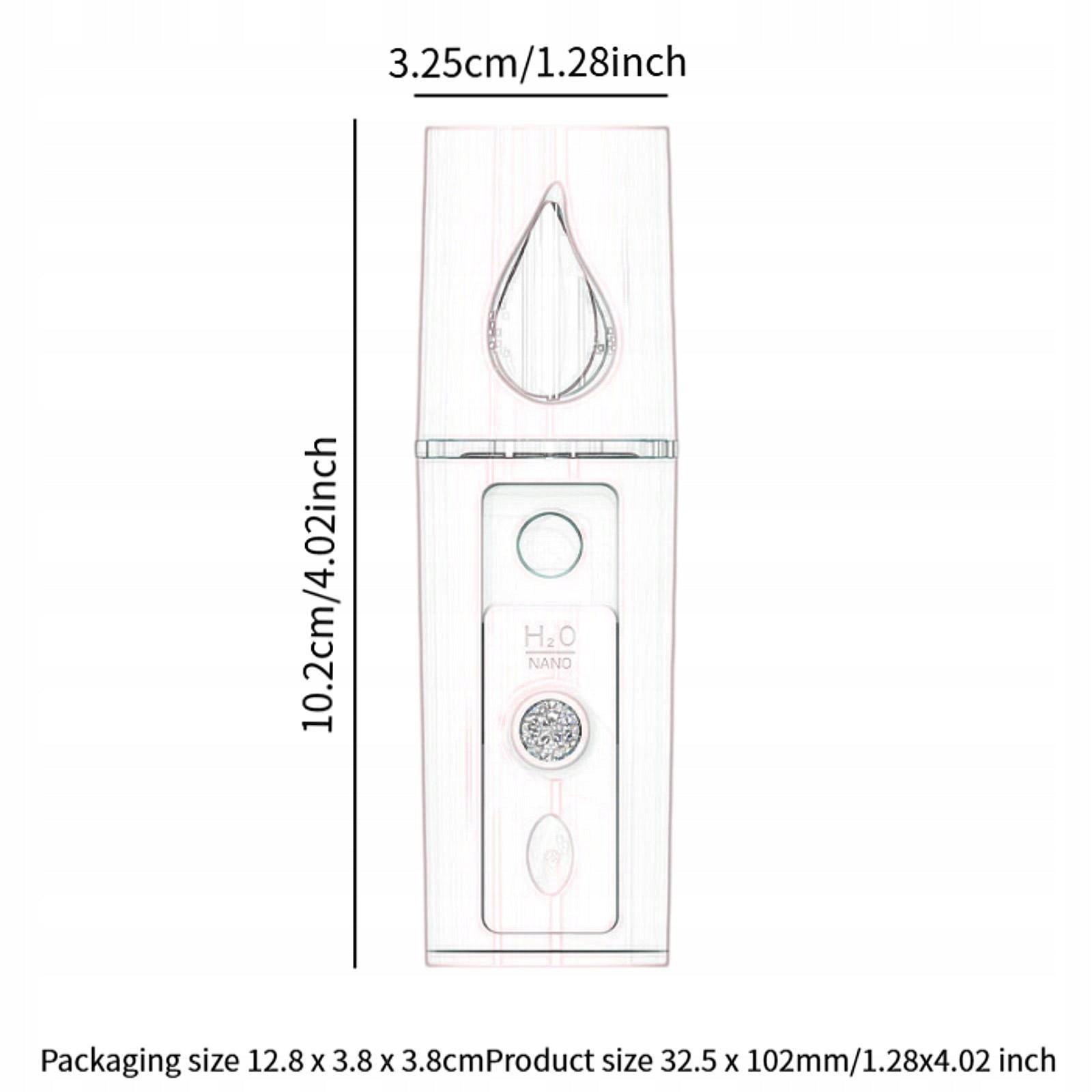 Nano Facial Mister USB Rechargeable Multiuse Face Moisturizing Nano Pink Medical device type accessories for a medical device or a product without an intended medical purpose