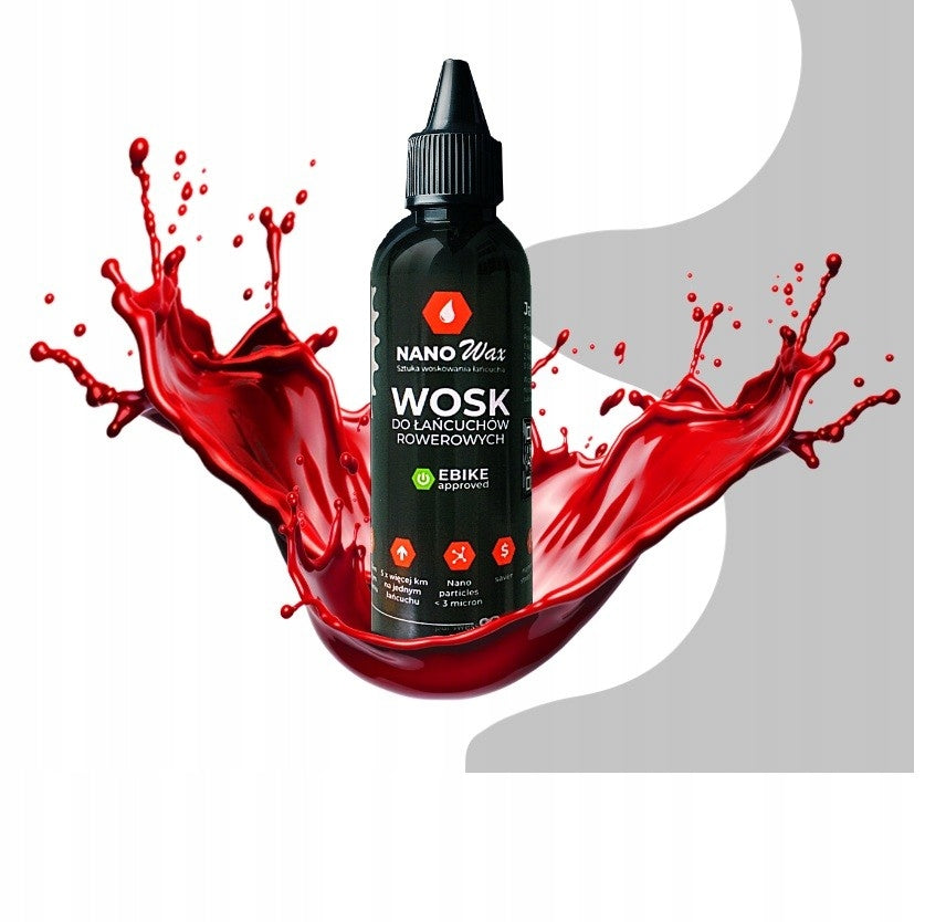 NanoWax liquid wax / bicycle chain grease / drip 150 ml Packaging capacity 100 ml
