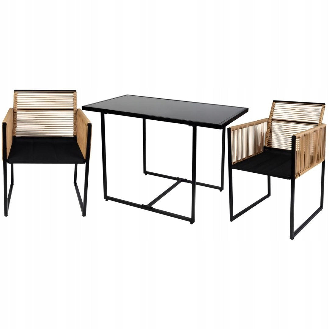 Napoli 2-Person Garden Furniture Set - Elegance and Comfort