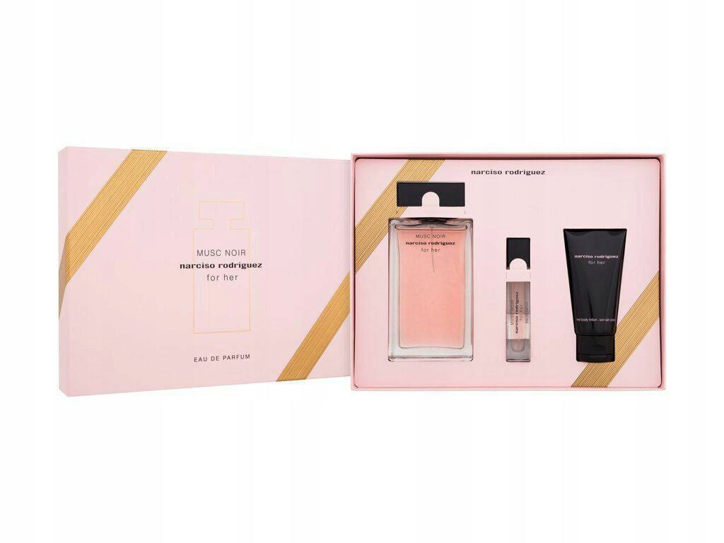 Narciso Rodriguez For Her Musc Noir 100ml EDP 10ml EDP + body lotion Packaging status original