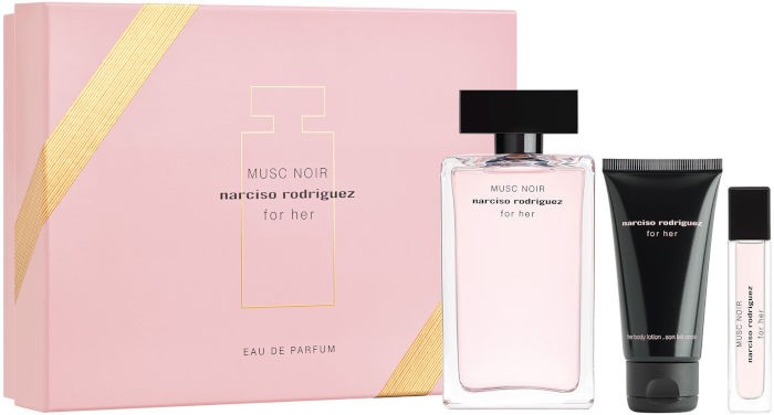 Narciso Rodriguez For Her Musc Noir 100ml EDP 10ml EDP + body lotion