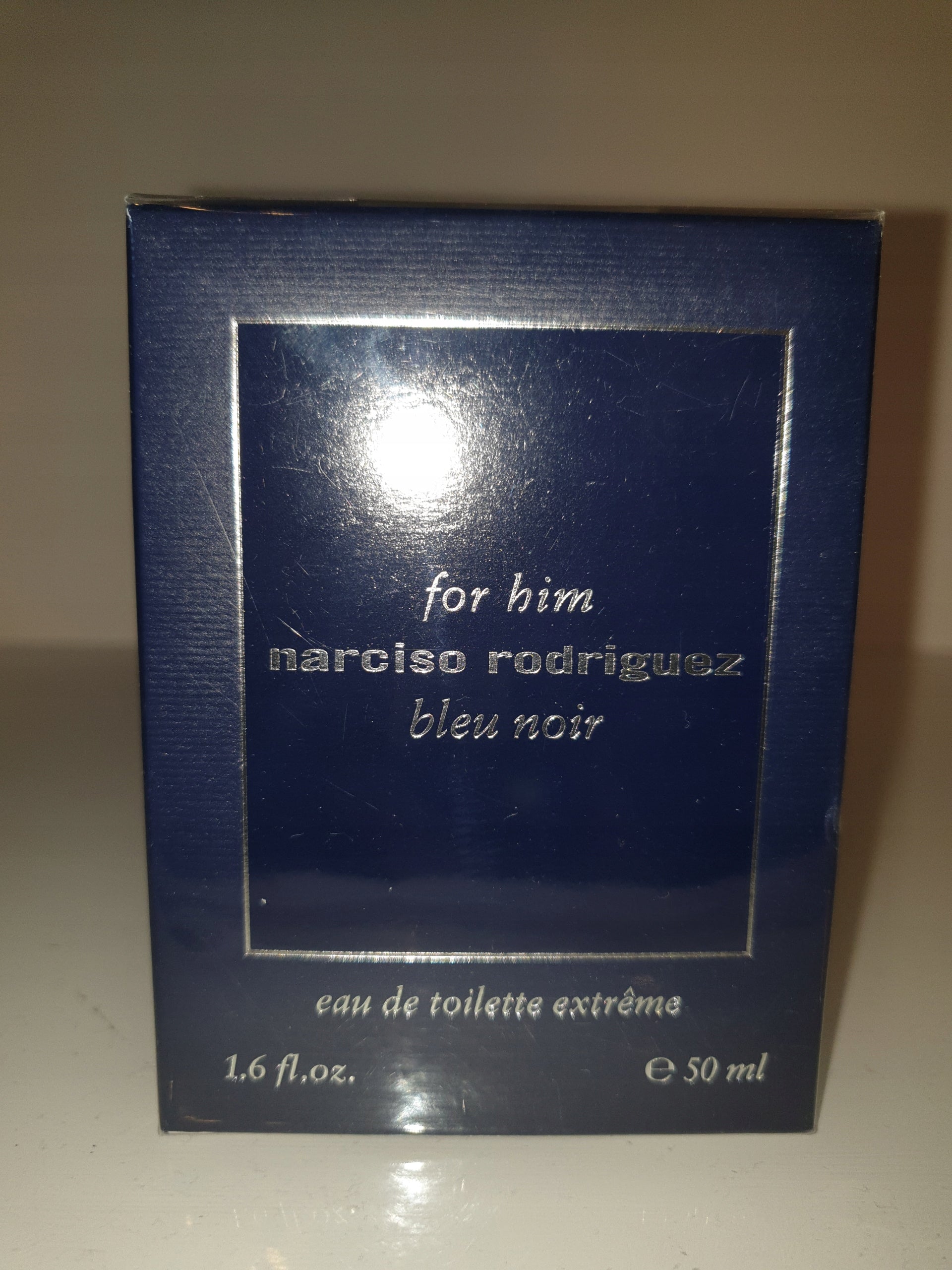 Narciso Rodriguez For Him Bleu Noir Extrême 50 ml Packaging status original