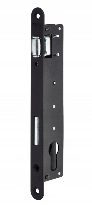 Narrow lock 90/22 roller for insert black for gate door Packaging status original