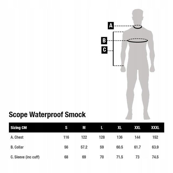 Nash Sweatshirt Scope Waterproof Smock Roz.XXL C0504 Manufacturer code C0504