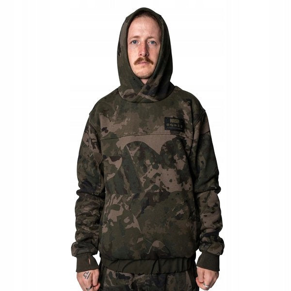 Nash ZT Wind Chill Hoody Camo M sweatshirt Color green