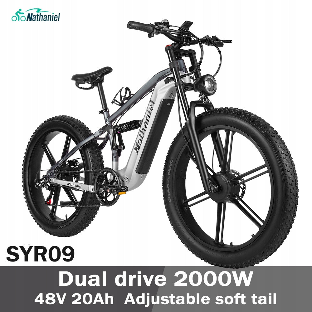 Nathaniel SYR09 Dual-motor 26*4.0 integrated wheel 48V 20Ah 55km/h