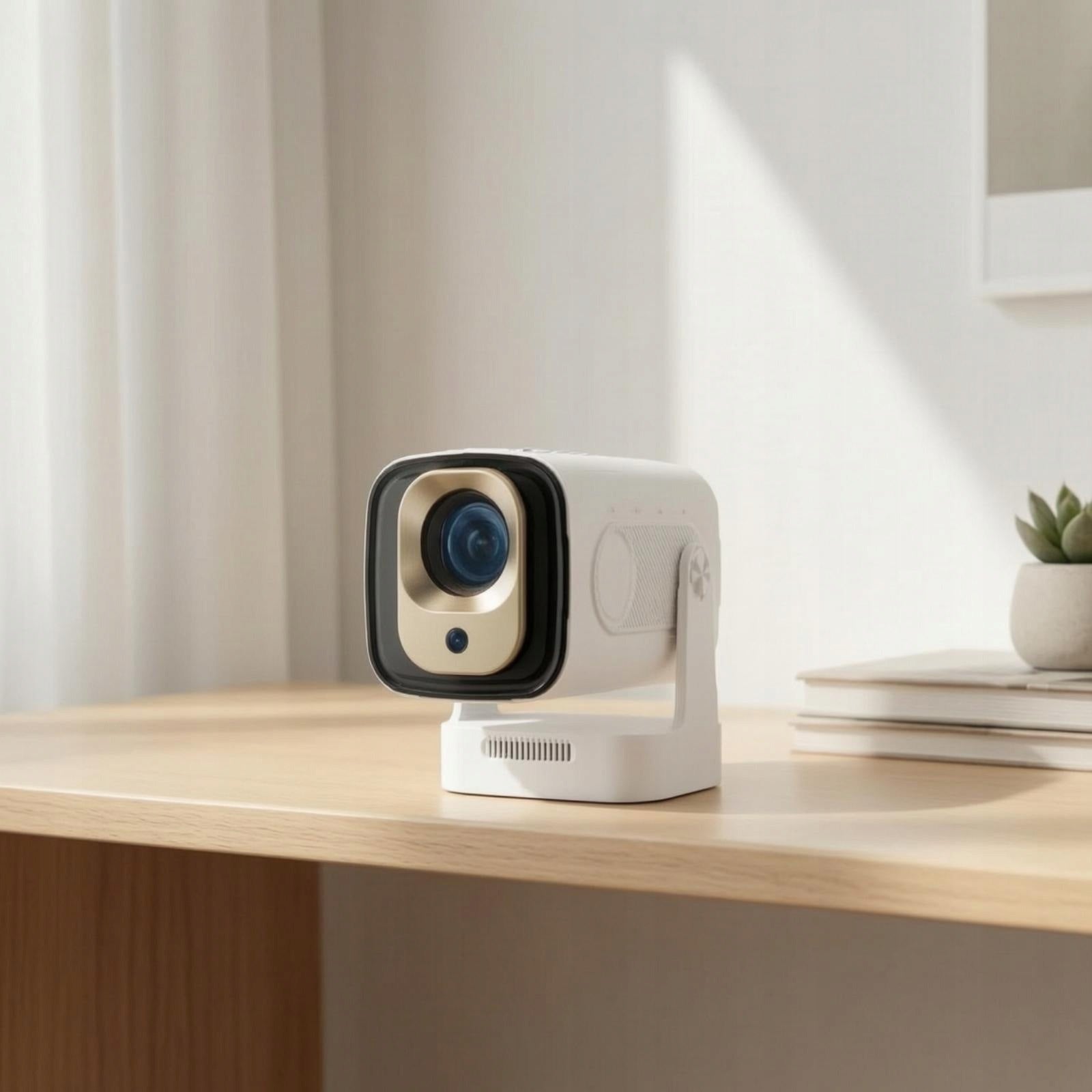Native 1080p Portable Projector Ultra Short Throw Smart Video Display Model as described