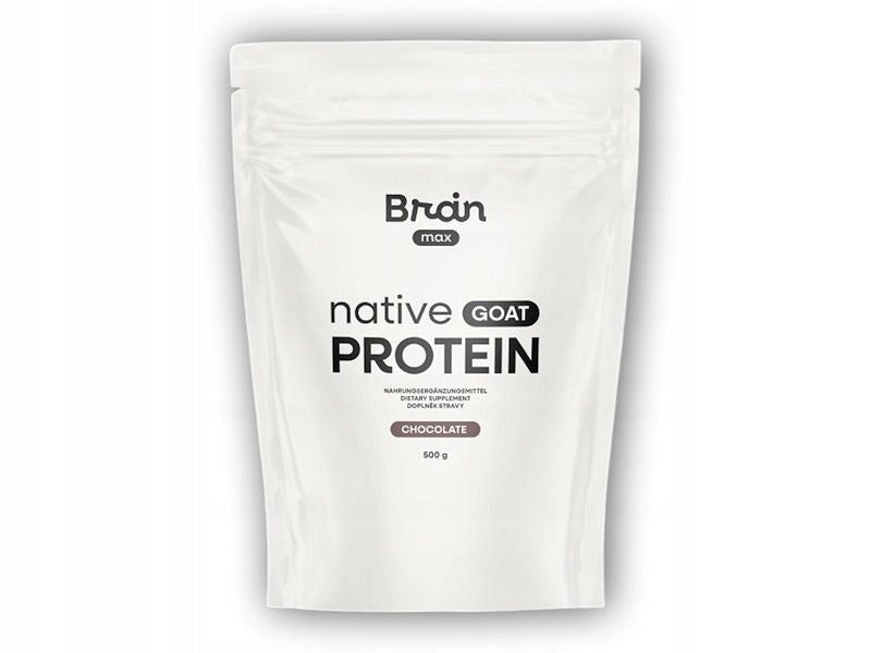 Native Goat Protein 500g lískový oříšek Expiration date up to 2 weeks after the purchase date