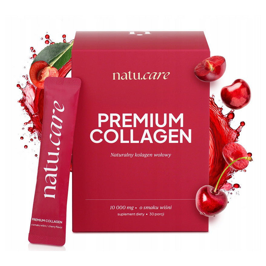 Natu Care Collagen Premium 10000 mg cherry 30 sash.